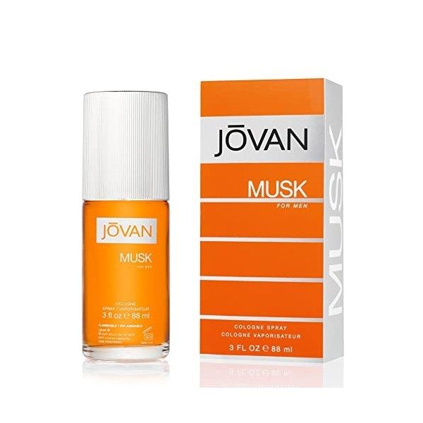 Jovan - Musk pour homme - Eau de Cologne, 88 ml