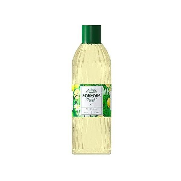MARMARA Limon Kolonya 80° Flacon PET splash 300 ml | eau de Cologne | Après-rasage | parfum citron | Eau de parfum Classic Ci