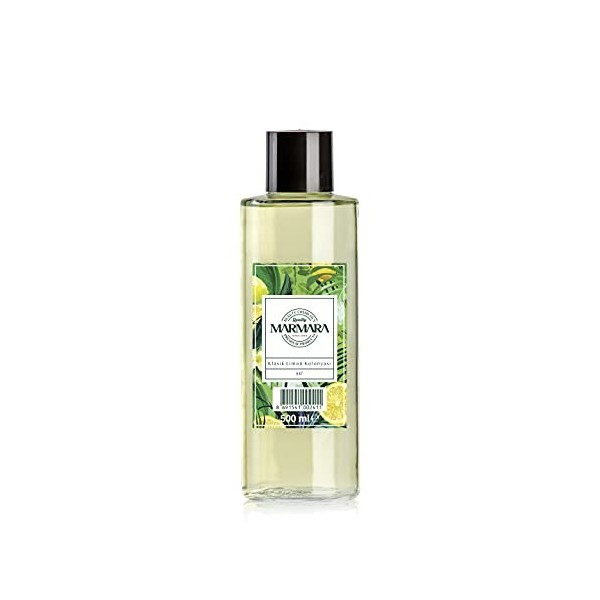 MARMARA Limon Kolonya 80° Flacon PET splash 300 ml | eau de Cologne | Après-rasage | parfum citron | Eau de parfum Classic Ci