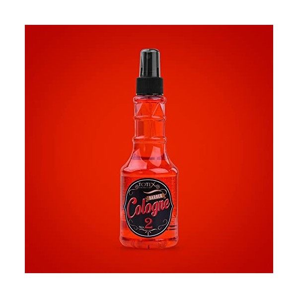 Totex No2 Barber Cologne 250ml Aftershave I Eau de Cologne I EDC I Aftercare