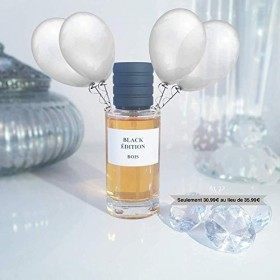 Parfum BOIS BLACK EDITION, Bois N1 dArgent INTENSE Homme/Femme, marque Black Edition 1 parfum BOIS Black Edition 