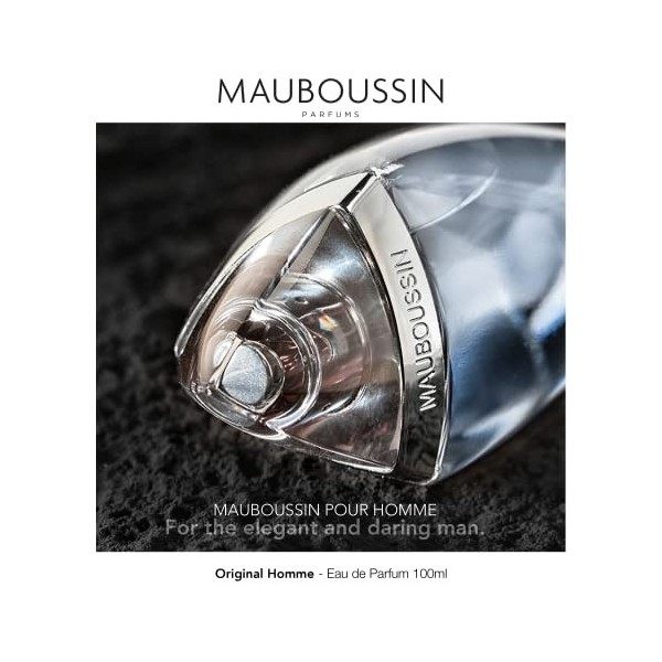 Mauboussin - Original Homme 100ml - Eau de Parfum Homme - Senteur Boisée & Aromatique