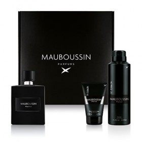 Mauboussin - Coffret Découverte 2023 Pour Lui In Black : Eau de Parfum 100ml, Baume Après-Rasage 50ml & Déodorant 200ml