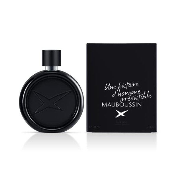 Mauboussin - Une Histoire DHomme Irrésistible 90ml - Eau De Parfum Homme - Senteur Boisée & Frais