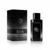 The ICON by Antonio Banderas Eau de Perfume for Men - Long Lasting - Virile, Elegant, Trendy and Sexy Scent - Wood, Amber, an