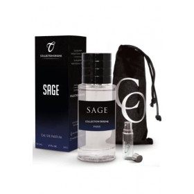 GRIS | Montaigne - Collection Originale - Eau de Parfum GÉNÉRIQUE 50 ml + Vaporisateur de Poche et Pochette Velours OFFERTS -