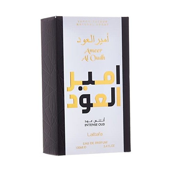 Lattafa Ameer Al Oudh Intense Oud For Men 3.4 oz EDP Spray