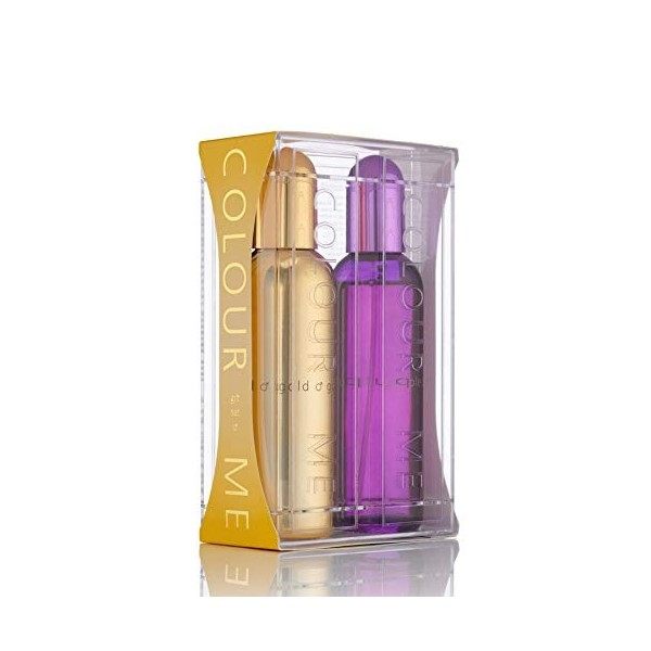 Colour Me Gold Homme - Fragrance for Men - Gift Set 90ml EDP/150ml Body Spray, by Milton-Lloyd