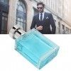 Parfum de Longue Durée EDP pour Hommes, 50 Ml de Parfum de Parfum de Saveur Docéan Bleu Clair pour un Arôme Charmant et une 