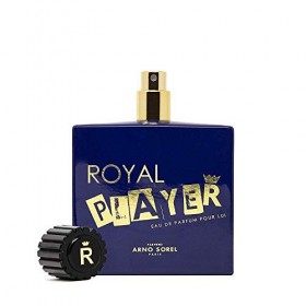 Eau de parfum ROYAL PLAYER pour homme flacon 100 ml 3.3 fl.oz. - NOUVEAU parfum oriental épicé pour lui créé par ARNO SOREL