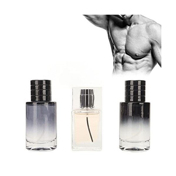 Lot de 3 Parfums Masculins de 30 Ml, Différents Parfums Légers en Aluminium avec Buse de Parfum pour Homme