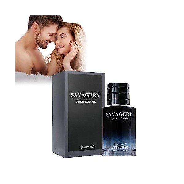 Savagery Pheromone Perfume for Men, 50ml Savagery Pheromone Men Perfume, Long Lasting Cologne Perfume for Men Attract Women, 