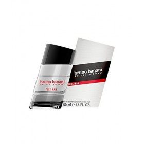 Bruno banani Pure Man Eau de toilette en spray naturel pour homme Parfum floral boisé 50 ml