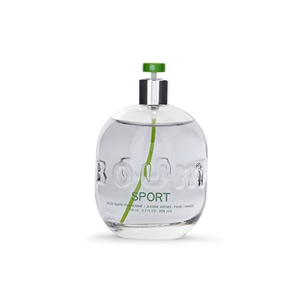 JEANNE ARTHES - Eau de Toilette Homme Boum Sport - Parfum pour Homme - Flacon Vaporisateur 100 ml - Fabriqué en France À Gras