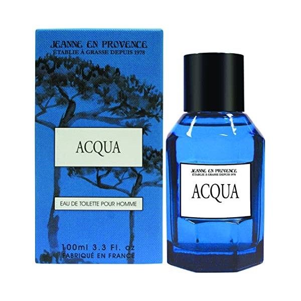 JEANNE EN PROVENCE - Eau De Toilette Homme - Acqua - Parfums Méditerranéens - Ingrédient DOrigine Naturelle - Fabriqué En Fr