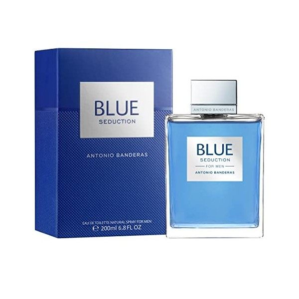 Antonio Banderas Perfumes - Blue seduction - Eau de toilette Spray pour Hommes - 200 ml