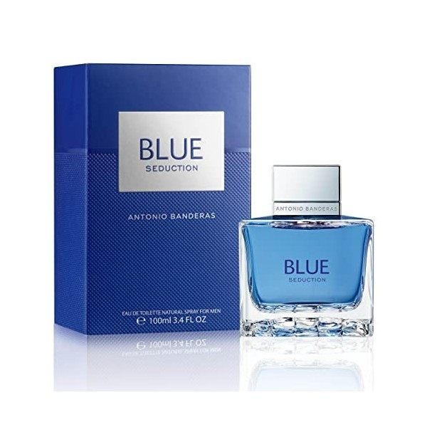 Antonio Banderas Perfumes - Blue seduction - Eau de toilette Spray for Men - 3.4 Fl. Oz