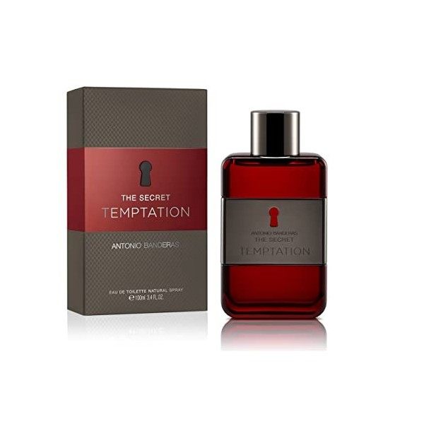 Antonio Banderas Perfumes - Secret Temptation - Eau de toilette pour Homme - Longue Durée - Parfum masculin, élégant et sexy 