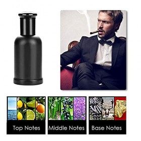 Eau de Toilette 50 Ml, Parfum de Cologne Classique pour Homme, Eau de parfum Sexy de Tentations de Gentleman Mature de Longue