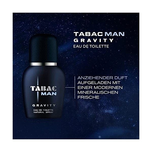 Tabac® Man Gravity | pour les hommes modernes | 50ml eau de toilette