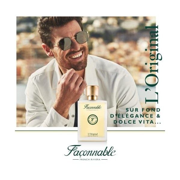 Façonnable - LOriginal 90ml - Eau de Toilette Homme - Senteur Aromatique & Fougère