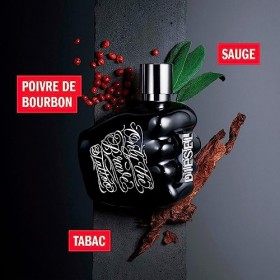 Diesel Only The Brave Tattoo, Eau de Toilette pour Homme, Spray Vaporisateur, Parfum Boisé, 75 ml