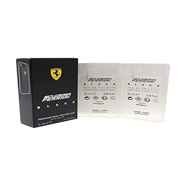 Ferrari Ferrari Black Fragrance Refill For Hard Case for Men 2 x 0.8 oz EDT Spray Refill 