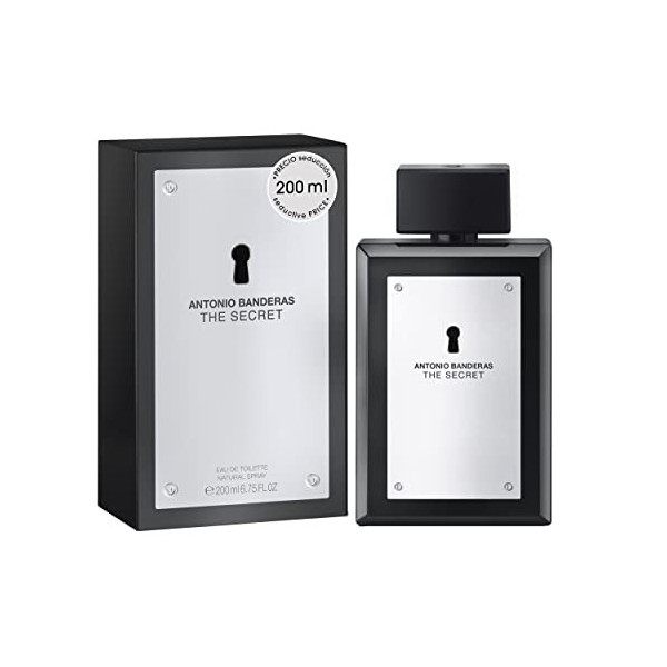 Antonio Banderas Perfumes - The Secret - Eau de Toilette for Men - Long Lasting - Elegant, Dynamic and Masculine Fragance - F