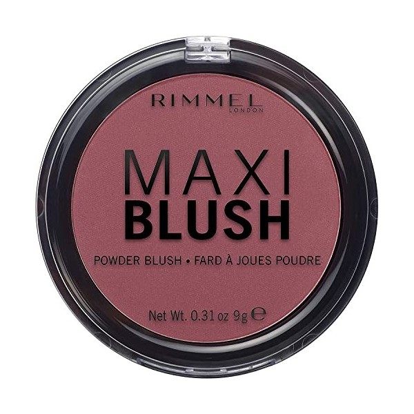 Rimmel - Maxi Blush - Effet Bonne Mine et Naturel - Longue Tenue - 001 Thrid Base - 9gr