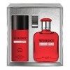 EVAFLORPARIS Whisky Red Coffret pour Homme Eau de Toilette 100 ml + Déodorant 150 ml + Money clip Vaporisateur Spray Parfum H