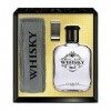 EVAFLORPARIS Whisky Black Coffret pour Homme Eau de Toilette 100 ml + Serviette Eponge + Money Clip Vaporisateur Spray Parfum