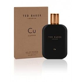 Ted Baker Tonics Cu Copper EDT, Bright and Intense Fragrance, Grapefruit and Bergamont Top Notes with Patchouli, Cedar and Mu