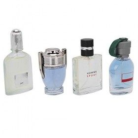 Eau de Toilette pour Hommes 4 Pièces 25 Ml Parfum pour Hommes Parfum Longue Durée Parfum Masculin Vaporisateur Ensemble Cadea