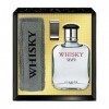 EVAFLORPARIS Whisky Silver Coffret pour Homme Eau de Toilette 100 ml + Serviette Eponge + Money Clip Vaporisateur Spray Parfu