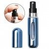 3Pcs Bouteille Vaporisateur de Parfum de Voyage, 5ml Mini Portable Bouteille de Parfum Rechargeable Atomiseur Bleu Noir Arge