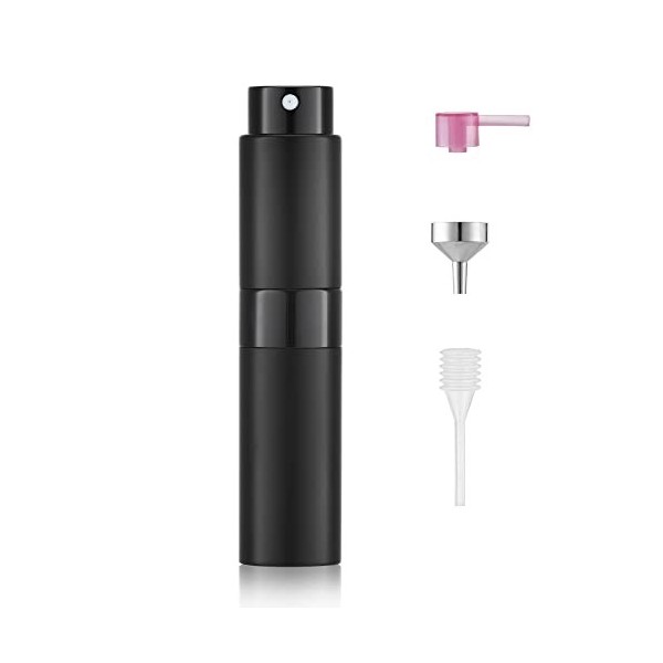 Toureal 8ml Vaporisateur Vide de Sac Rechargeable, Atomiseur Parfum, Recharge Spray Flacon de Parfum, Pulverisateur Voyage N