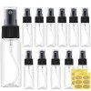 Tourel 30ML Flacon Spray Vide 12 Pièces Vaporisateur Parfum, Bouteille Rechargeable de Voyage, Pulvérisateur Atomiseur pour