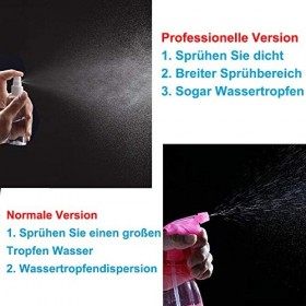 WIWJ 3 Pièces 50 ml Vaporisateur,Transparente Vaporisateur de Voyage Petits Vaporisateurs en Plastique Vaporisateur de Parfum