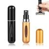 LIAMERHE 5ml Vaporisateur Parfum Vide Rechargeable Mini Portable Voyage Parfum Atomiseur Bouteille Flacons de Parfum pour Hom