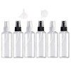 Usmlicer 4PCS 100ml Flacon Vaporisateur, Bouteille de Voyage Vide Plastique Réutilisables Transparent Atomiseur De Poche, Bou