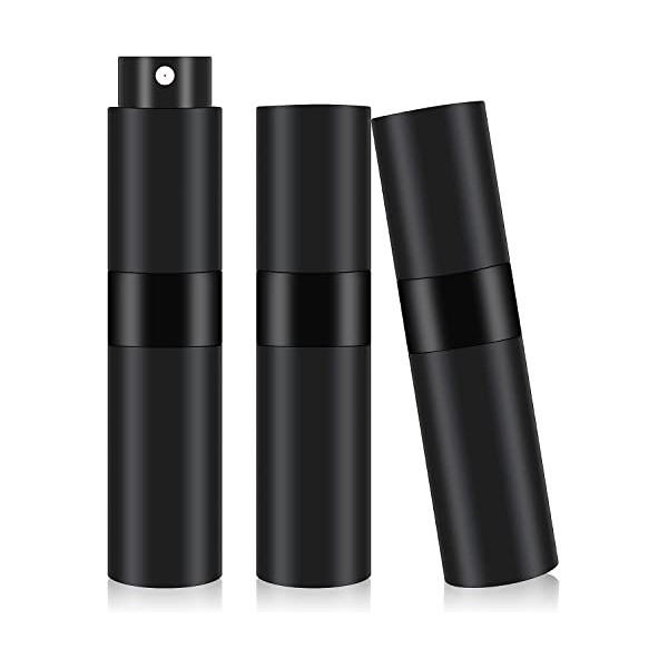 SANNIX Bouteille Vaporisateur de Parfum, 3 PCS Vaporisateur Parfum Vide Rechargeable 8ML Mini Atomiseur Réutilisable Vaporisa