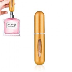 1PCS Atomiseur de Parfum, Flacon Vaporisateur de Parfum de Voyage, Atomiseur de Parfum Portable Rechargeable Mini Bouteilles 