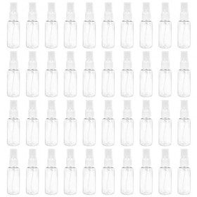 FINDIR 40pcs Flacon Vaporisateur Bouteille de Spray 30ml de Flacon Pulvérisateur Vide Transparent Pulvérisateurs Atomiseur Pl