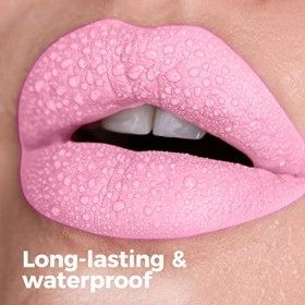 Encre à Lèvres Liquide Mate, Waterproof No Transfert Rouge à lèvres, Rouge a Levre Mat Longue Tenue, Haut pigmenté Rouge a Le