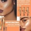 Stick Contouring Visage, Highlighter Liquide, Contouring Stick, 3 en 1 BâTon De Maquillage Pour Le Visage Corps,Blush Liquide