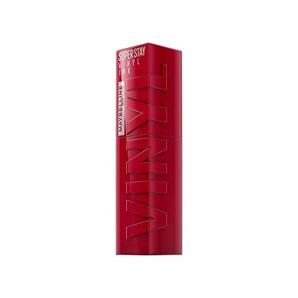 Maybelline New-York - Rouge à Lèvres Liquide - Effet Vinyl Brillant - Longue Tenue - SuperStay Vinyl Ink - Teinte : Capriciou