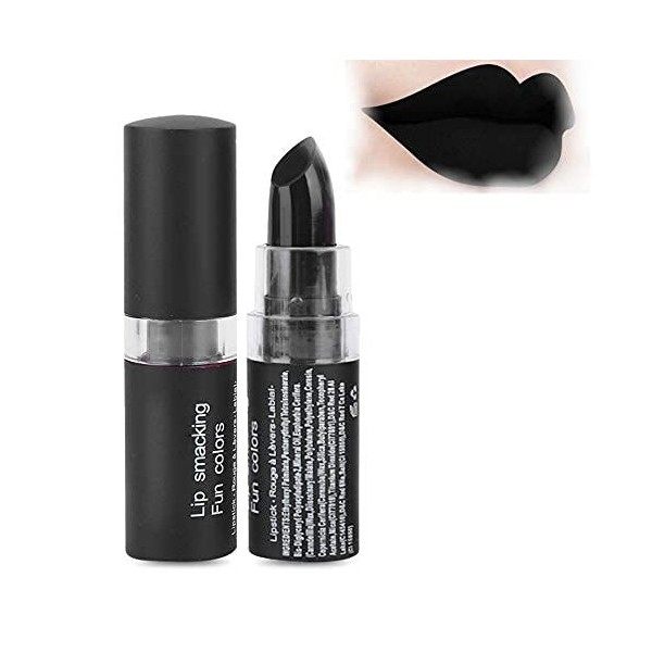 Vampire Matte Lipstick, Women Long Lasting Lipstick Retro Outil Cosmétique Pour Party Masquerade Cosplay Lipstick Noir Pour R