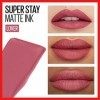 MAYBELLINE lipstick SuperStay Matte Ink - Lover