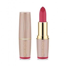 WOZOW Matte Gold Tube Mouth Red Brick Aunt Lipstick Beauty Bright Flower Crystal Jelly Magic Temperature Change Color Lip H 