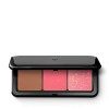 KIKO Milano Multi Finish Trio Blush & Bronzer Palette 03 | Face Palette With 1 Bronzer And 2 Blushes In Matte And Metallic Fi